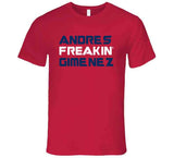 Andres Gimenez Freakin Cleveland Baseball Fan V2 T Shirt