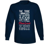 The Legend Of Cleveland Banner Cleveland Baseball Fan T Shirt