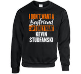 Kevin Stefanski Studfanski Boyfriend Cleveland Football Fan T Shirt