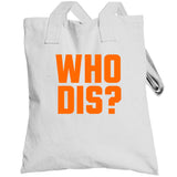 Odell Beckham Jr Who Dis Cleveland Football Fan T Shirt