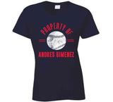 Andres Gimenez Property Of Cleveland Baseball Fan T Shirt