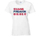 Shane Bieber Freakin Cleveland Baseball Fan V4 T Shirt