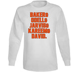 Offense Baker Odell Jarvis Kareem David Cleveland Football Fan V3 T Shirt