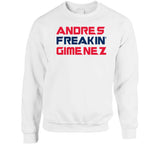Andres Gimenez Freakin Cleveland Baseball Fan V4 T Shirt