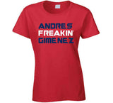 Andres Gimenez Freakin Cleveland Baseball Fan V2 T Shirt