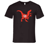 Myles Garrett Jurassic Park Raptor Silhouette Cleveland Football Fan T Shirt