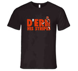 D'Ernest Johnson D Ern His Stripes Cleveland Football Fan T Shirt