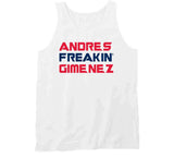 Andres Gimenez Freakin Cleveland Baseball Fan V4 T Shirt