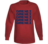 Andres Gimenez X5 Cleveland Baseball Fan V2 T Shirt