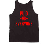 Yasiel Puig Vs Everyone Fan Distressed Cleveland Baseball Fan T Shirt