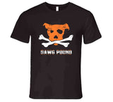 Dawg And Crossbones Dawg Pound Cleveland Football Fan T Shirt