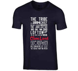 The Legend Of Cleveland Banner Cleveland Baseball Fan T Shirt