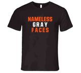 Nameless Gray Faces Juju Cleveland Football Fan T Shirt