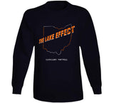The Lake Effect Cleveland Football Fan Distressed T Shirt