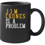Jim Chones Is A Problem Cleveland Basketball Fan Distressed T Shirt