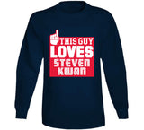 Steven Kwan This Guy Loves Cleveland Baseball Fan T Shirt