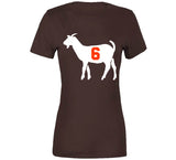 Baker Mayfield Cleveland Quarterback Goat Number 1 Draft Pick Football Fan v2 T Shirt