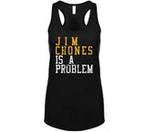 Jim Chones Is A Problem Cleveland Basketball Fan Distressed T Shirt
