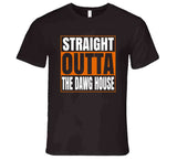Straight Outta The Dawg House Cleveland Football Fan T Shirt