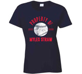 Myles Straw Property Of Cleveland Baseball Fan T Shirt