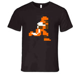 Tecmo Bowl Nick Chubb 8 Bit Sprite Retro Cleveland Football Fan T Shirt