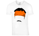 Baker Mayfield Big Face Mustache silhouette Elegance Football Fan T Shirt