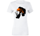 Baker Mayfield Scream Big Head Silhouette Cleveland Football Fan T Shirt