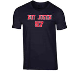 Shane Bieber Not Justin Cleveland Baseball Fan V1 T Shirt
