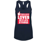 Myles Straw This Guy Loves Cleveland Baseball Fan T Shirt