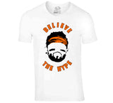 Baker Mayfield Believe The Hype Cleveland Football Fan v3 T Shirt