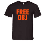Odell Beckham Jr Free Obj Cleveland Football Fan T Shirt