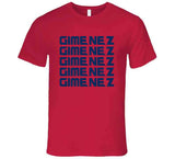 Andres Gimenez X5 Cleveland Baseball Fan V2 T Shirt