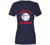 Jose Ramirez Property Cleveland Baseball Fan T Shirt