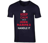 Jose Ramirez Keep Calm Cleveland Baseball Fan V2 T Shirt