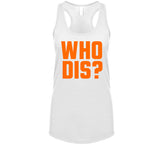 Odell Beckham Jr Who Dis Cleveland Football Fan T Shirt