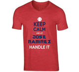 Jose Ramirez Keep Calm Cleveland Baseball Fan V3 T Shirt