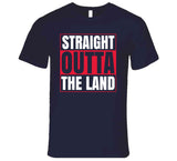 Straight Outta The Land Cleveland Baseball Fan T Shirt