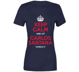Carlos Santana Keep Calm Cleveland Baseball Fan T Shirt