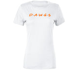 Dawgs Friends Parody Cleveland Football Fan White T Shirt