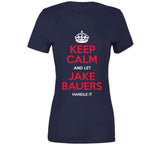 Jake Bauers Keep Calm Cleveland Baseball Fan T Shirt