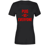 Yasiel Puig Vs Everyone Fan Distressed Cleveland Baseball Fan T Shirt