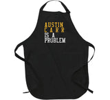 Austin Carr Is A Problem Cleveland Basketball Fan Distressed T Shirt