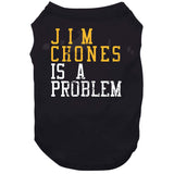 Jim Chones Is A Problem Cleveland Basketball Fan Distressed T Shirt