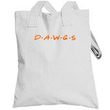 Dawgs Friends Parody Cleveland Football Fan White T Shirt