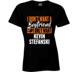 Kevin Stefanski Boyfriend Cleveland Football Fan T Shirt