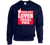 Yasiel Puig This Guy Loves Cleveland Baseball Fan T Shirt