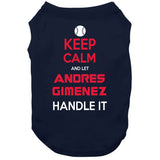 Andres Gimenez Keep Calm Cleveland Baseball Fan T Shirt