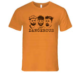 We Dangerous Baker Mayfield Obj Jarvis Landry Silhouette Cleveland Football Fan T Shirt