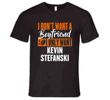 Kevin Stefanski Boyfriend Cleveland Football Fan T Shirt