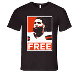 Odell Beckham Jr OBJ FREE Cleveland Football Fan T Shirt